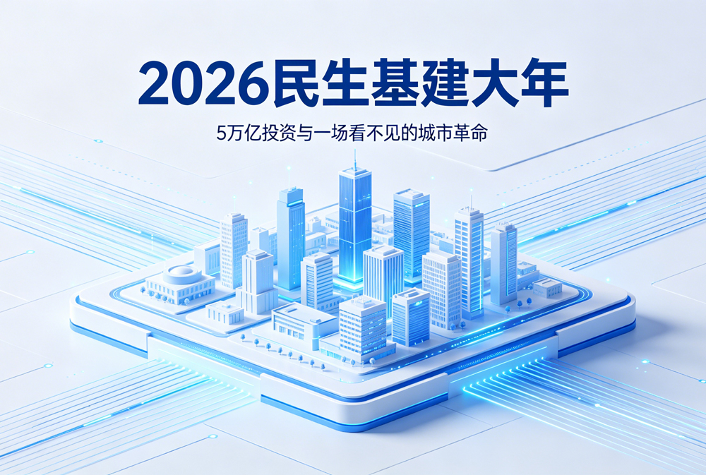 2026民生基建大年:5万亿投资与一场看不见的城市革命(图1)
