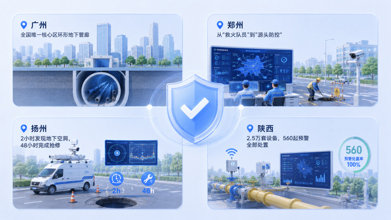 城市生命线安全工程:地下管网如何从"被动抢修"转向"主动预警"?(图3) 城市生命线安全工程:地下管网如何从"被动抢修"转向"主动预警"?(图3)